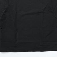 HAVERSACK / C/Lタイプライター クルーネック 半袖ラグランシャツ BLACK
