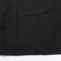 HAVERSACK / C/Lタイプライター クルーネック 半袖ラグランシャツ BLACK