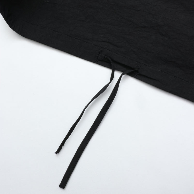 HAVERSACK / C/Lタイプライター クルーネック 半袖ラグランシャツ BLACK