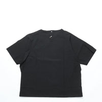 HAVERSACK / C/Lタイプライター クルーネック 半袖ラグランシャツ BLACK