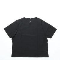 HAVERSACK / C/Lタイプライター クルーネック 半袖ラグランシャツ BLACK