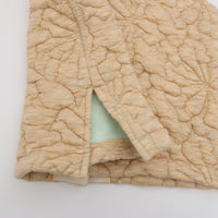 MEYAME / FLOWER QUILTING VEST BEIGE