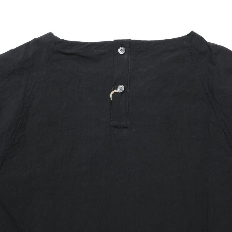 HAVERSACK / C/Lタイプライター クルーネック 半袖ラグランシャツ BLACK