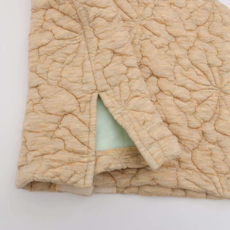 MEYAME / FLOWER QUILTING VEST BEIGE