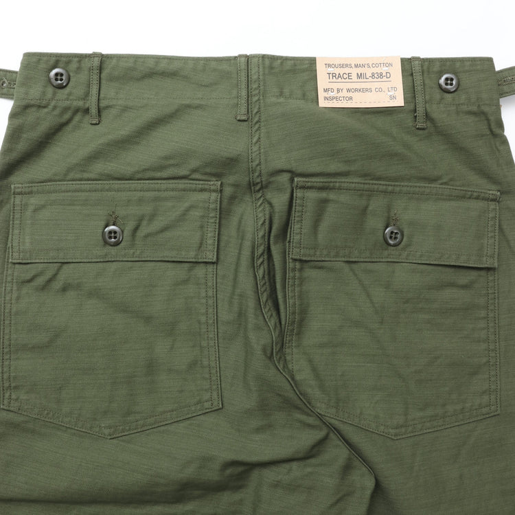 WORKERS  Baker Pants, Trace MIL-838-D, 10296 Vat Dyed Reversed Sateen