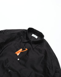 intch. Clair M 1026-2-0-079 BLACK GIZAコットン ライトモールスキン バックギャザーシャツ (コピー)