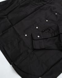 intch. Clair M 1026-2-0-079 BLACK GIZAコットン ライトモールスキン バックギャザーシャツ (コピー)