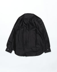 intch. Clair M 1026-2-0-079 BLACK GIZAコットン ライトモールスキン バックギャザーシャツ (コピー)