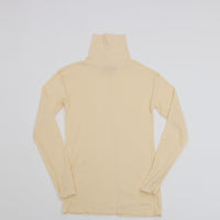 MEYAME / SOFT RIB TURTLENECK ECRU