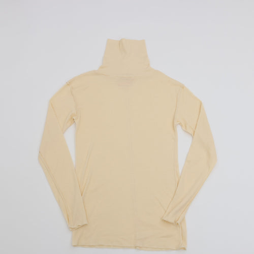 MEYAME / SOFT RIB TURTLENECK ECRU
