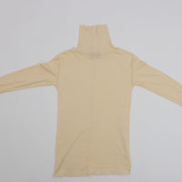 MEYAME / SOFT RIB TURTLENECK ECRU