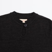 MEYAME / TEAR SHAPE KNIT CHARCOAL
