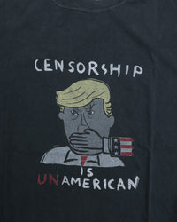 REMI RELIEF HARD SP加工20/天竺BIGサイズT(CENSORSHIP) 019 BLACK