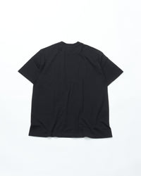 Yonetomi NEW BASIC GARMENT DYE BORDER T-SHIRT  95-264-001-13 19OFF BLACK*OFF