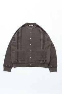 YASHIKI    Shinryo Cardigan （新涼）YSK-26AW-KN01 GREIGE