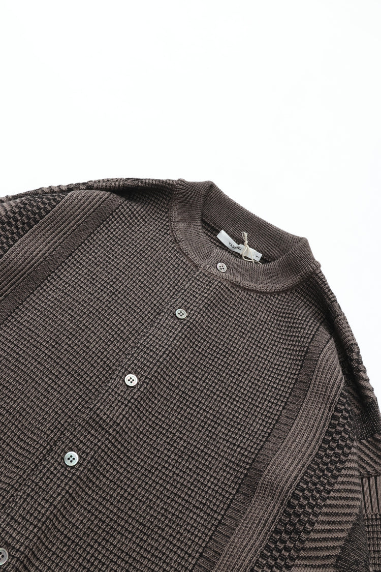 YASHIKI    Shinryo Cardigan （新涼）YSK-26AW-KN01 GREIGE