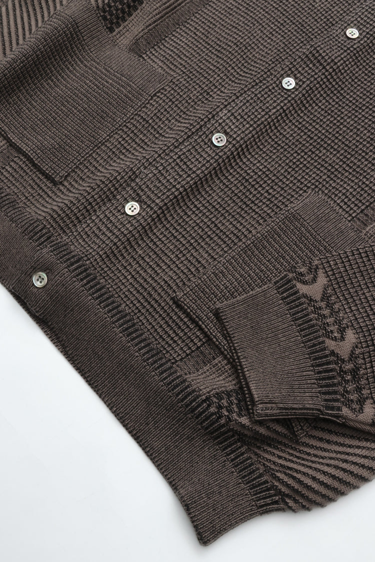 YASHIKI    Shinryo Cardigan （新涼）YSK-26AW-KN01 GREIGE