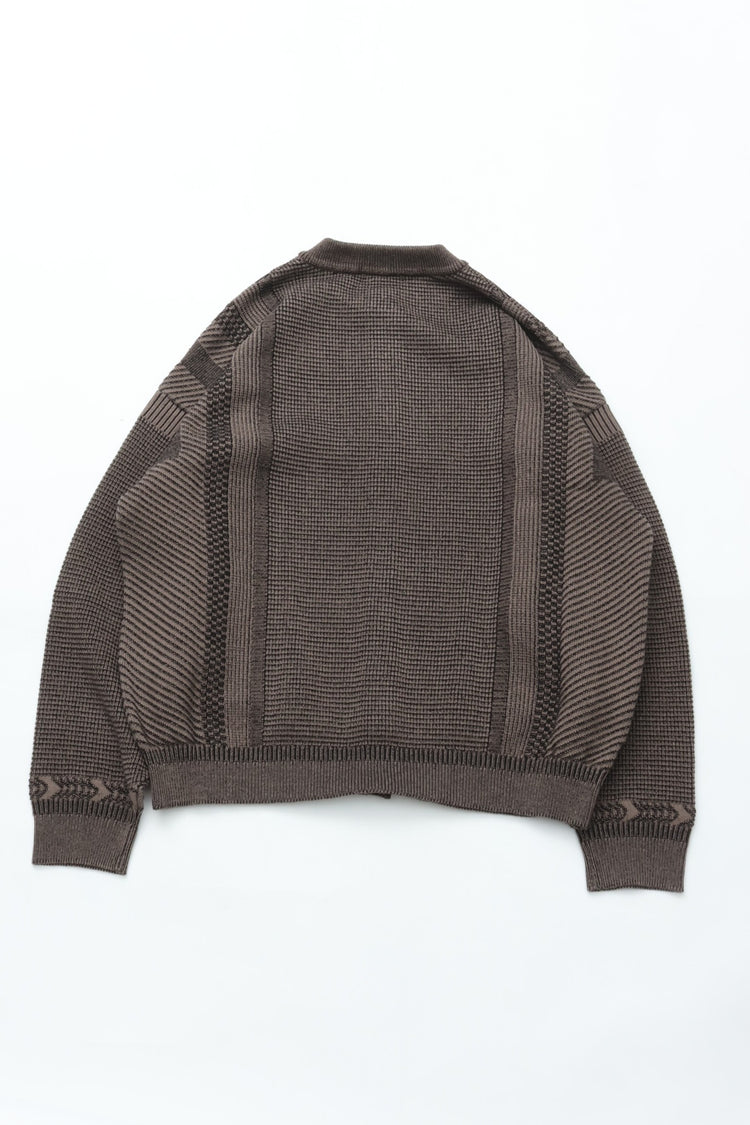 YASHIKI    Shinryo Cardigan （新涼）YSK-26AW-KN01 GREIGE