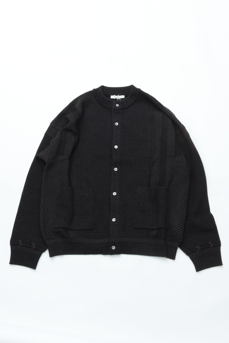 YASHIKI    Shinryo Cardigan （新涼）YSK-26AW-KN01 BLACK