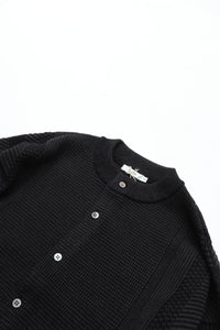 YASHIKI    Shinryo Cardigan （新涼）YSK-26AW-KN01 BLACK
