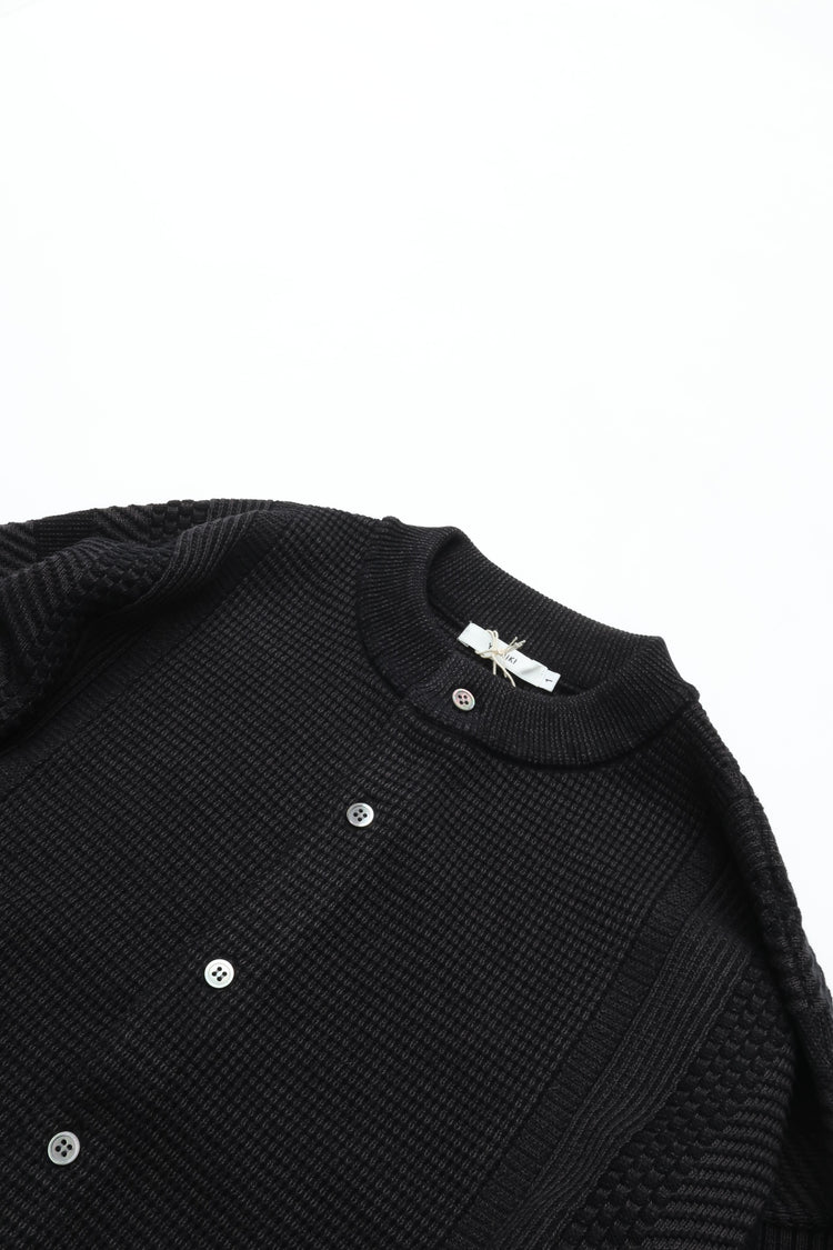 YASHIKI    Shinryo Cardigan （新涼）YSK-26AW-KN01 BLACK