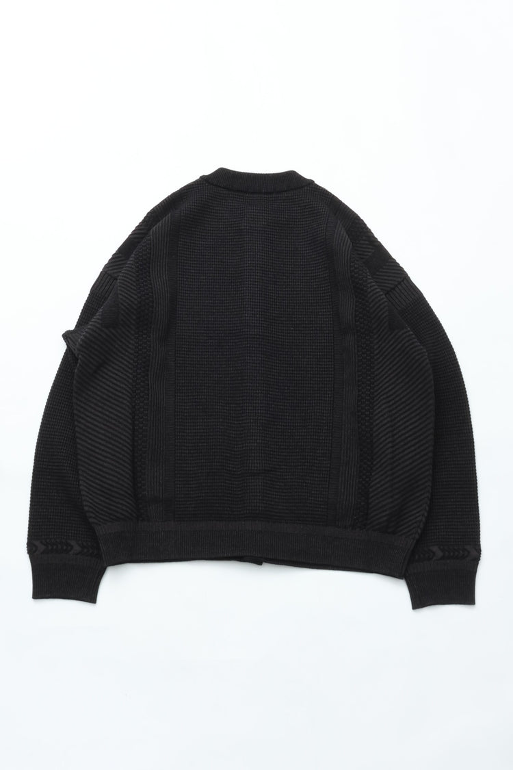 YASHIKI    Shinryo Cardigan （新涼）YSK-26AW-KN01 BLACK