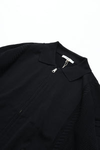 YASHIKI    Akiyo Zip Cardigan（秋夜）YSK-26AW-KN04 BLACK