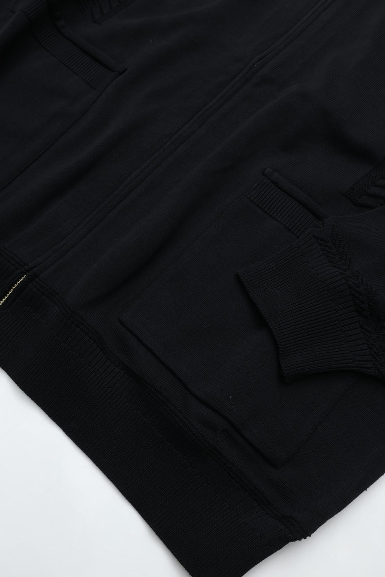 YASHIKI    Akiyo Zip Cardigan（秋夜）YSK-26AW-KN04 BLACK