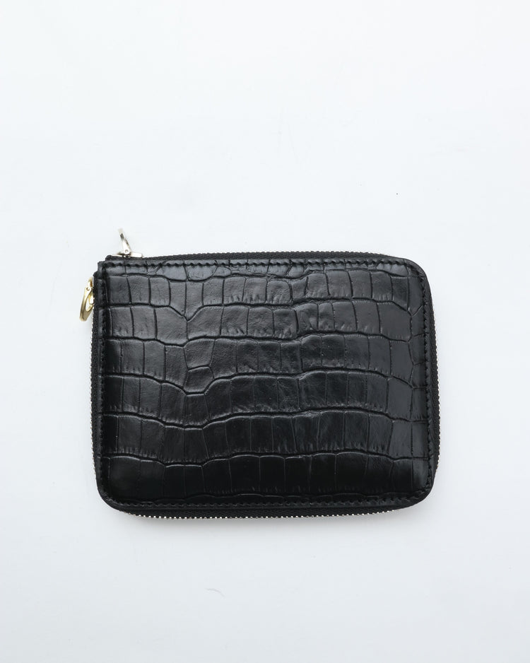 ED ROBERT JUDSON  PARALLEL magic purse_S C/#50  black  croco grain