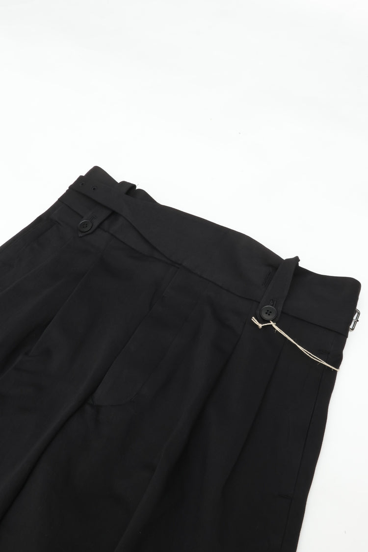 HAVERSACK 80/2 Satin Wide Gurga Pants 462601 BLACK