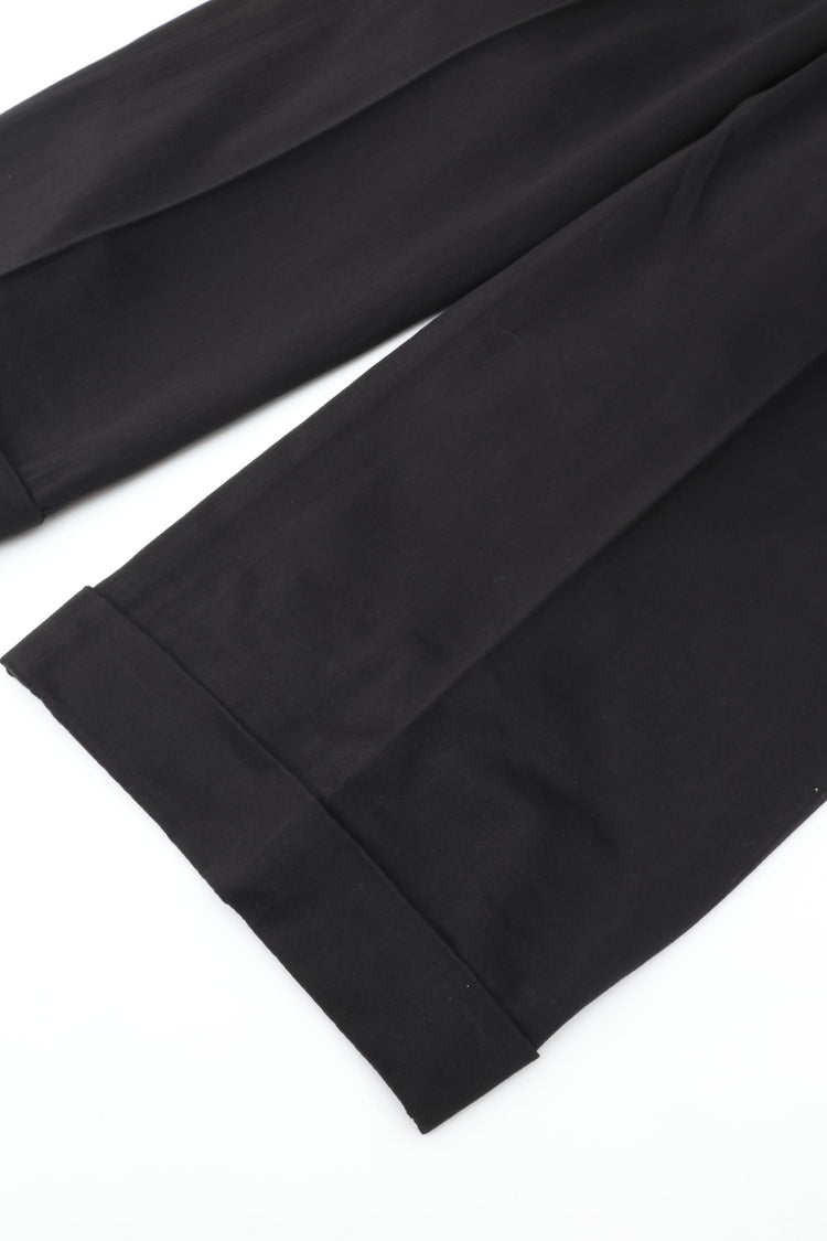HAVERSACK 80/2 Satin Wide Gurga Pants 462601 BLACK