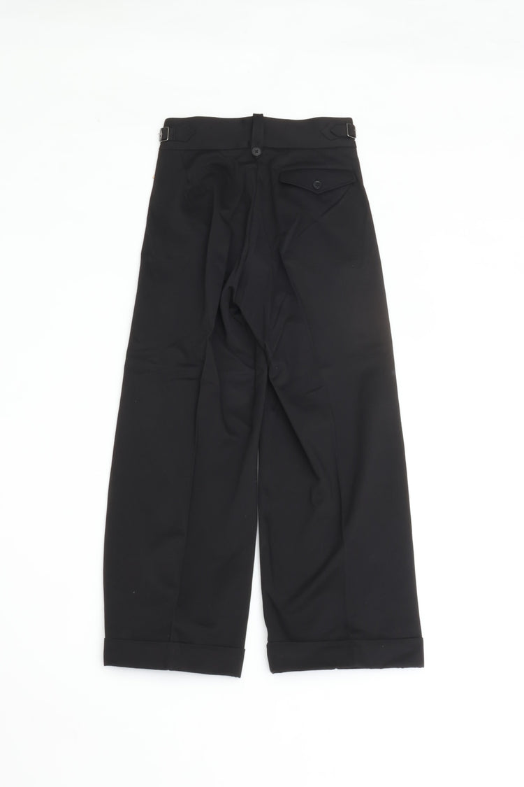 HAVERSACK 80/2 Satin Wide Gurga Pants 462601 BLACK