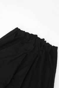 HAVERSACK  コットンヘリンボーンクロップドアーミーパンツ 462626 BLACK
