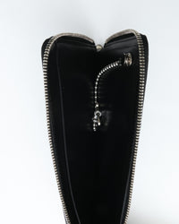 ED ROBERT JUDSON  PARALLEL magic purse_L C/#50  black  croco grain