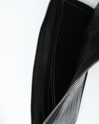 ED ROBERT JUDSON  PARALLEL magic purse_L C/#50  black  croco grain