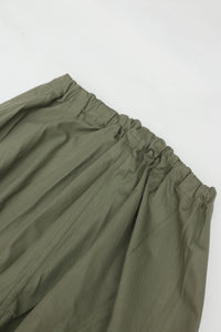 HAVERSACK Cotton Herringbone Cropped Army Pants 462626 KHAKI