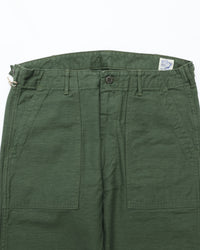 orslow  SLIM FIT FATIGUE PANTS GREEN