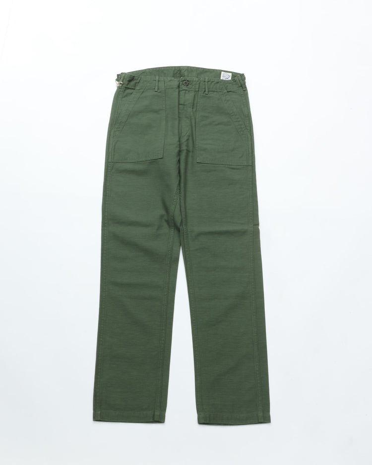 orslow  SLIM FIT FATIGUE PANTS GREEN