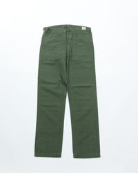 orslow SLIM FIT FATIGUE PANTS GREEN