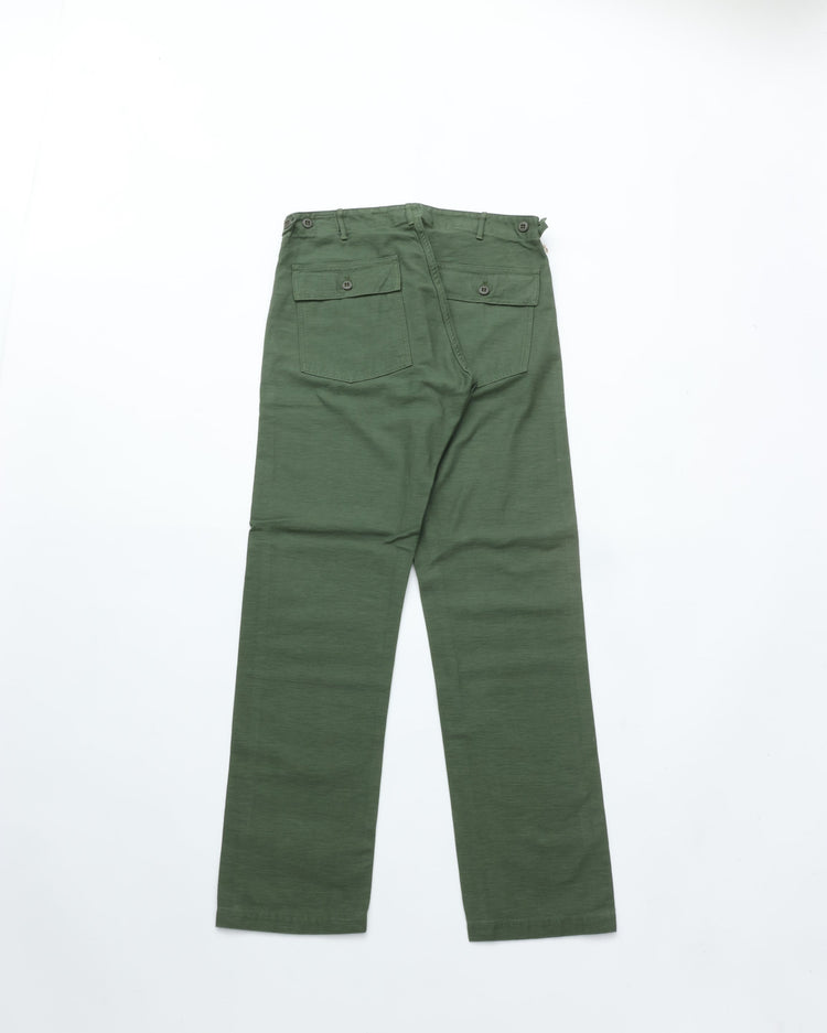 orslow SLIM FIT FATIGUE PANTS GREEN