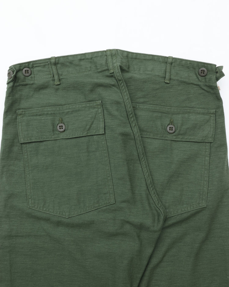 orslow  SLIM FIT FATIGUE PANTS GREEN