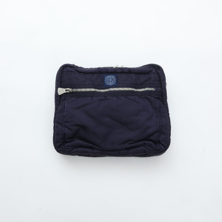 PORTER CLASSIC / SUPER NYLON SIMPLE SHOULDER BAG BLUE