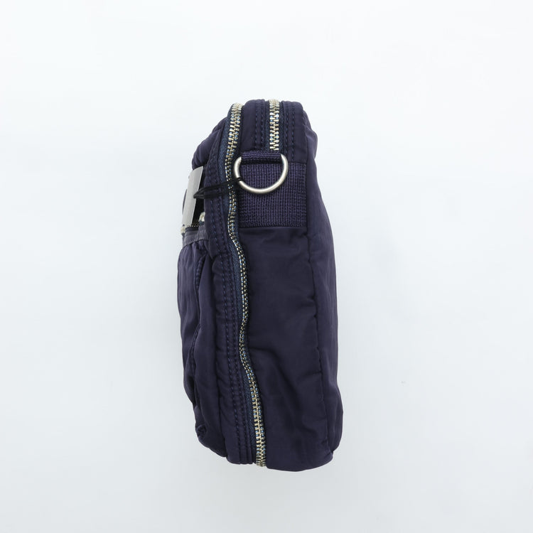 PORTER CLASSIC / SUPER NYLON SIMPLE SHOULDER BAG BLUE