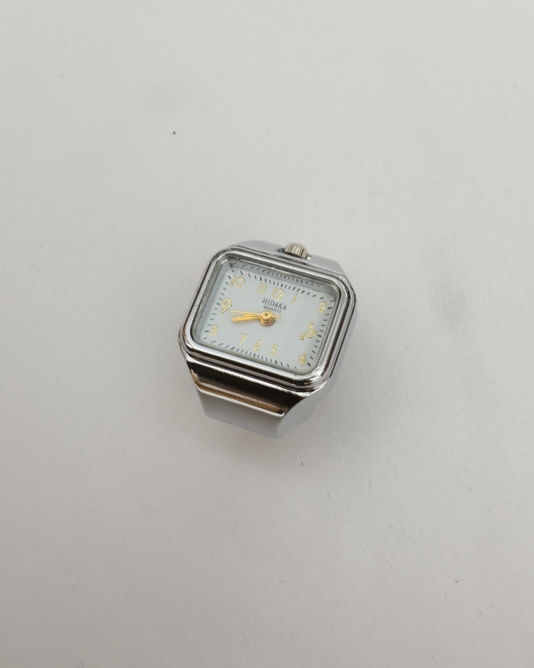 HIDAKA  E/W Ring Watch HDK-RG11 WHITE