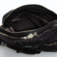 PORTER CLASSIC / SUPER NYLON SIMPLE SHOULDER BAG BLACK