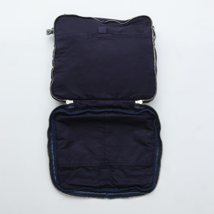 PORTER CLASSIC / SUPER NYLON SIMPLE SHOULDER BAG BLUE