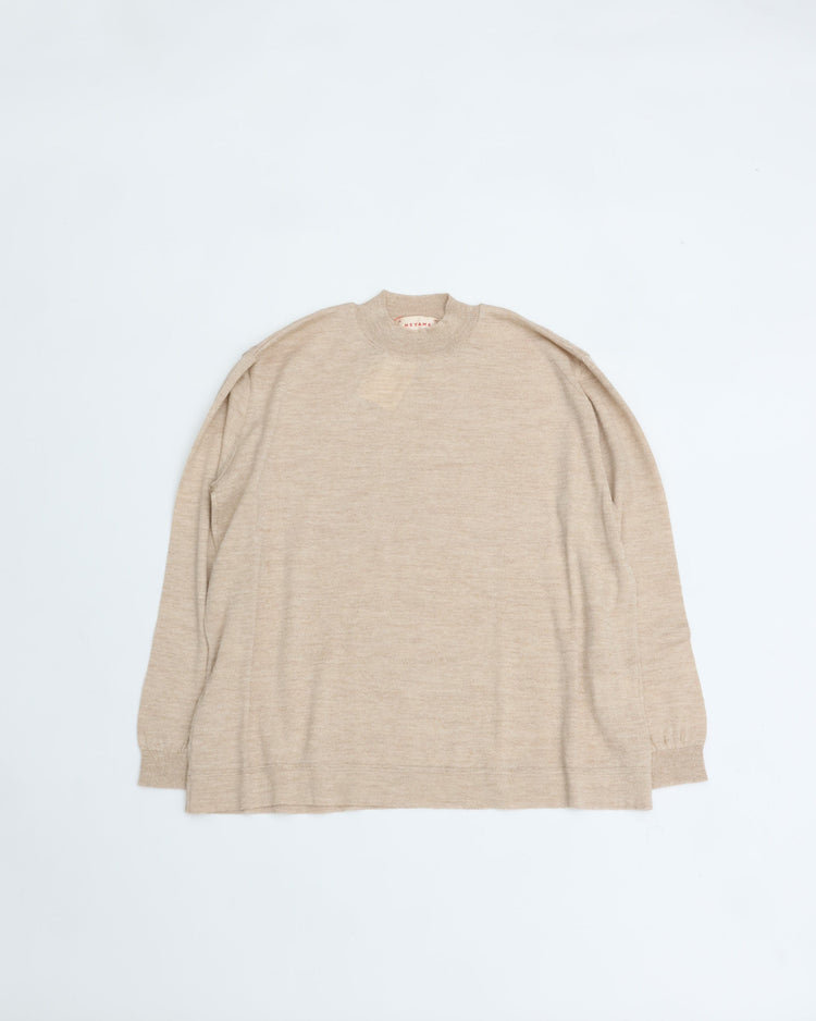 MEYAME  WASHABLE MERINO WOOLCOTTN KNIT  BEIGE