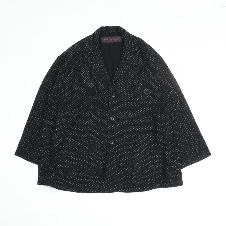 PORTER CLASSIC  NEW SASHIKO WIDE JACKET BLACK