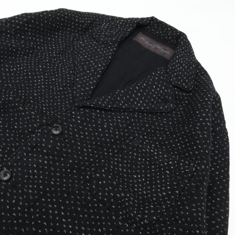 PORTER CLASSIC  NEW SASHIKO WIDE JACKET BLACK