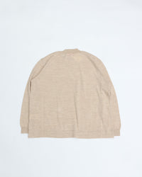 MEYAME  WASHABLE MERINO WOOLCOTTN KNIT  BEIGE